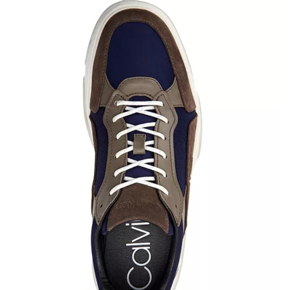 Calvin Klein men's sneakers Blue and Gray 9.5 - Picture 3 of 6